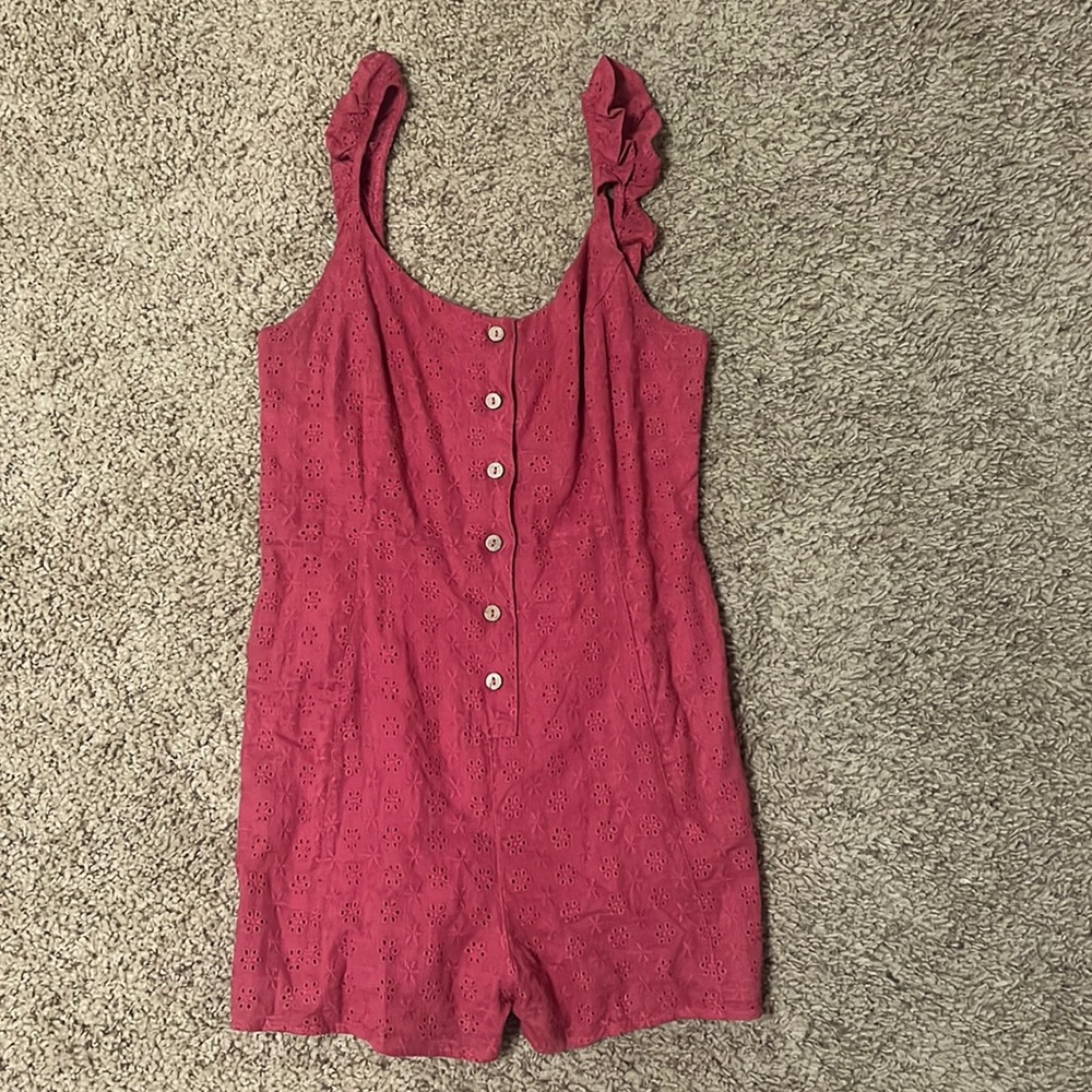 Summertime chic eyelet romper - size small-NWOT